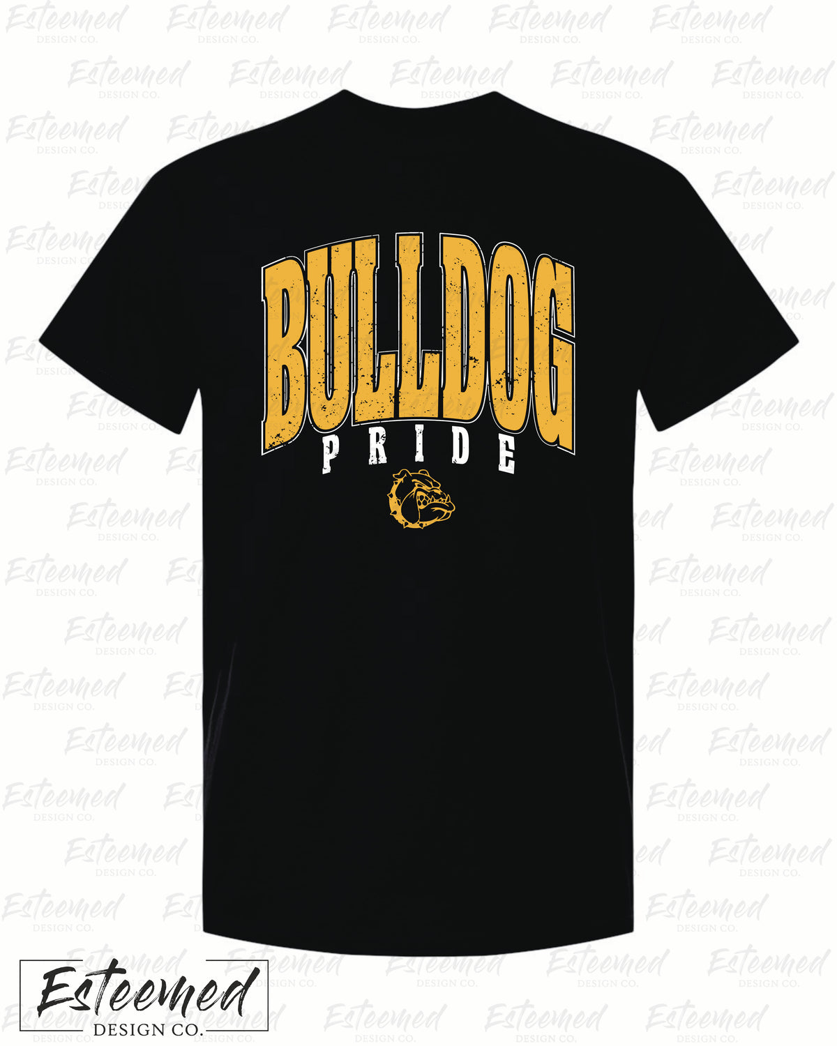 Bulldog Pride Distressed